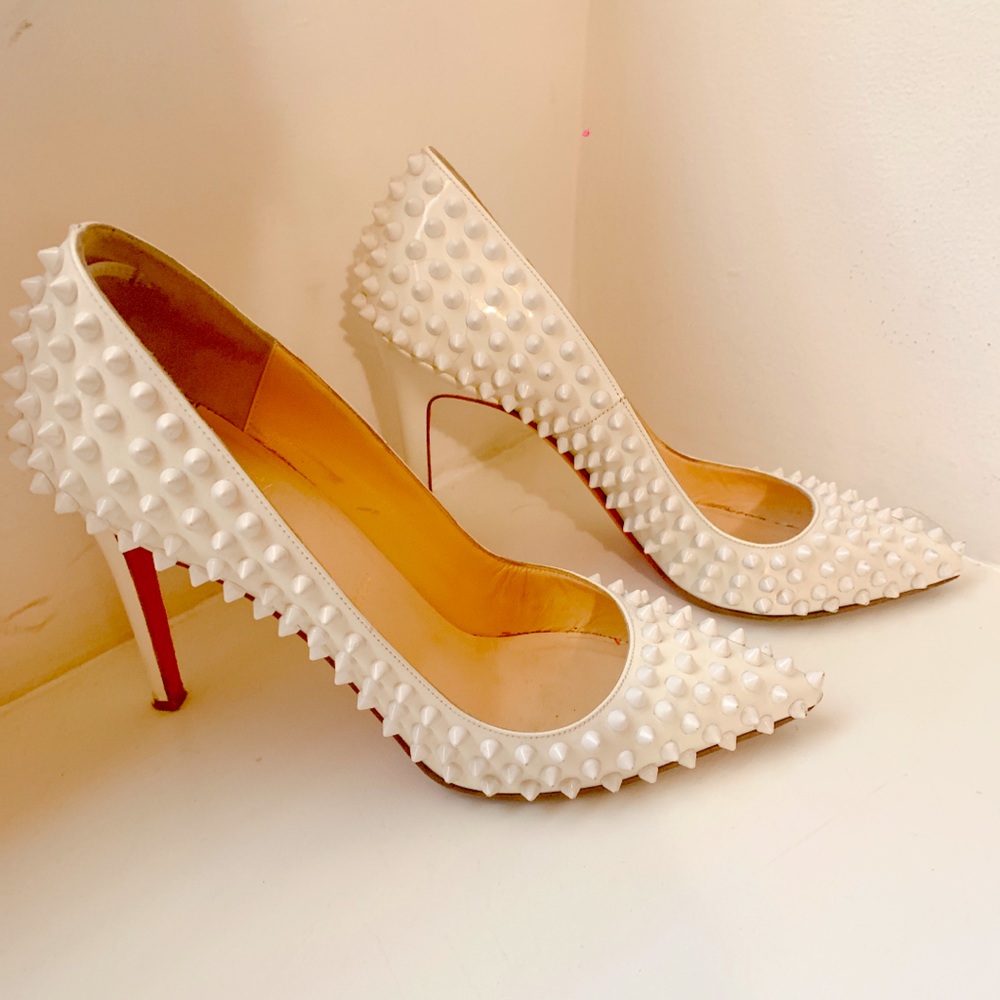 Christine Louboutin heeled spike shoes